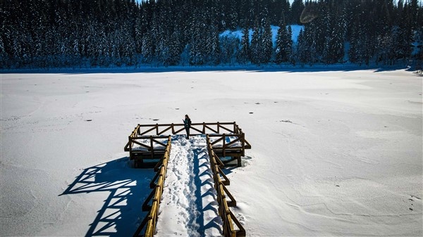 Karagöl'ün büyüleyici kış manzarası. Foto Galeri 5