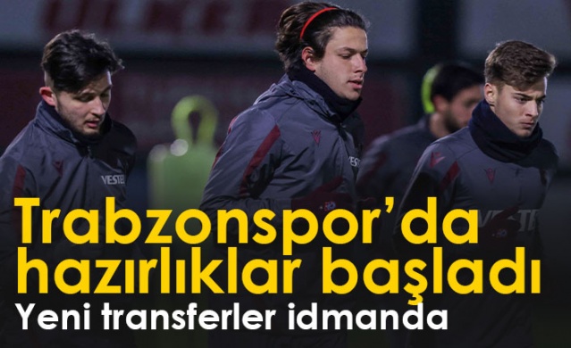 Trabzonspor'da hazırlıklar başladı! Yeni transferler idmanda. Foto Galeri 1