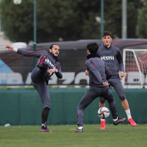 Trabzonspor'da Kasımpaşa maçı hazırlıkları sürüyor. 2 Şubat 2022 Foto Galeri 7