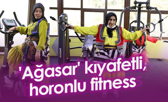 Trabzon'da Ağasar kıyafetleriyle fitness. Foto Galeri 1