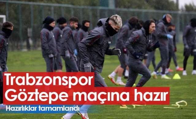 Trabzonspor Göztepe maçı hazırlıklarını tamamladı. Foto Haber. 1