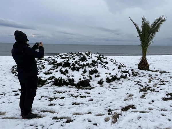 Orta ve Doğu Karadeniz'de kar esareti. Foto Haber 18