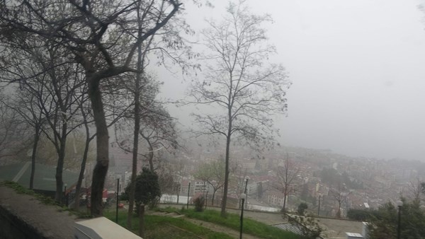 Trabzon'da sis hava ulaşımını vurdu. Foto Galeri 5
