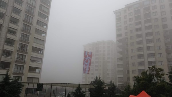 Trabzon'da sis hava ulaşımını vurdu. Foto Galeri 7