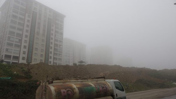 Trabzon'da sis hava ulaşımını vurdu. Foto Galeri 10