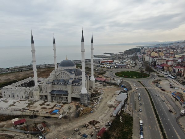 Trabzon'da Doğu Karadeniz'in en büyük cami ve külliyesinde sona doğru. Foto Galeri 6