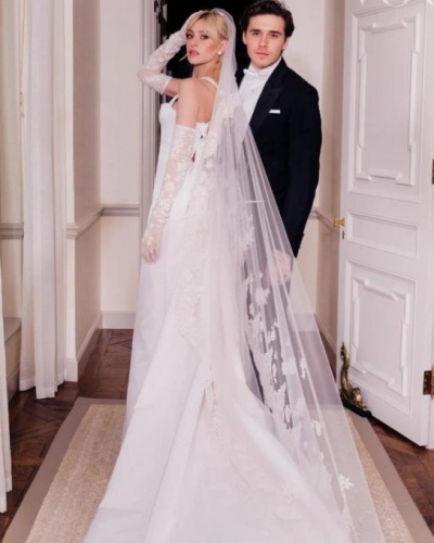 Dünyanın konuştuğu düğün! Brooklyn Beckham ve Nicola Anne Peltz evlendi. Foto Galeri 8