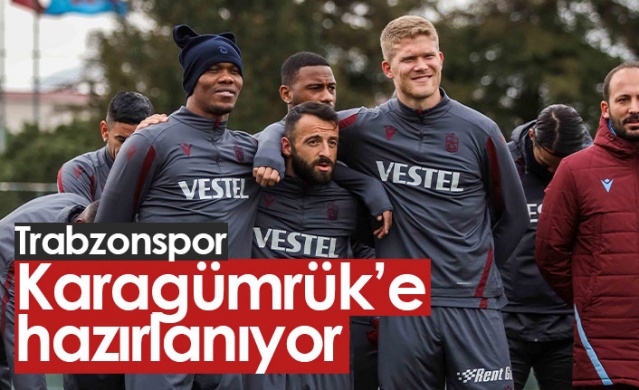 Trabzonspor Karagümrük'e hazırlanıyor. Video Haber 1