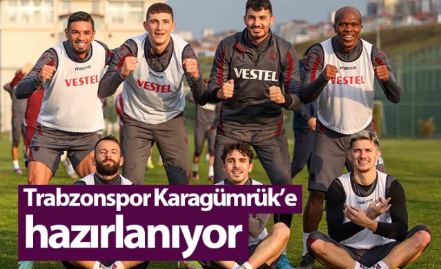 Trabzonspor Karagümrük maçına hazırlanıyor. Foto Galeri 1