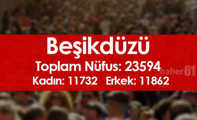 İşte Trabzon'un ilçelerinin güncel 2022 nüfusları. Foto Haber 10