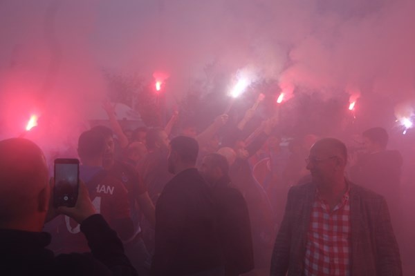 Trabzonspor, Hatay’da coşku ile karşılandı. Foto Galeri 2