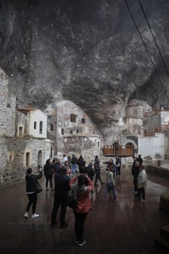 Sümela'da gün yüzüne çıkan saklı mekanlara akın. Foto Galeri 7