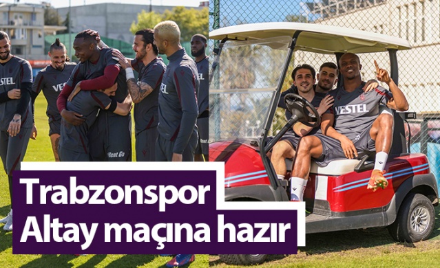 Trabzonspor, Altay maçı hazırlıklarını tamamladı. Foto Galeri 1