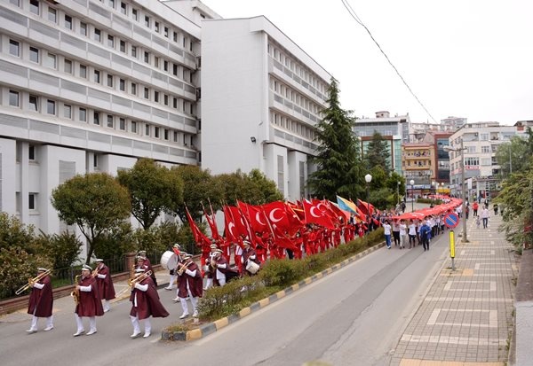 Trabzon'da 19 Mayıs coşku ile kutlandı. Foto Haber 13