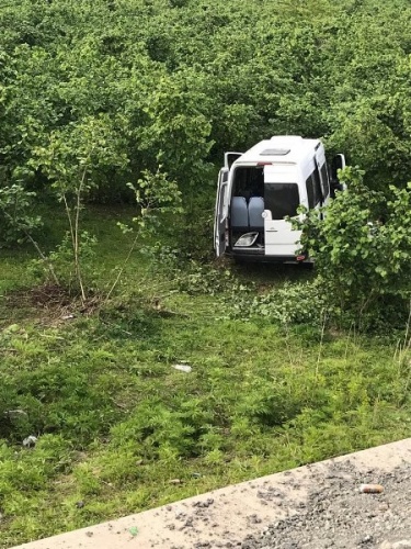 Ordu'da minibüs fındık bahçesine uçtu! 11 kişi yaralı. Foto Haber 6