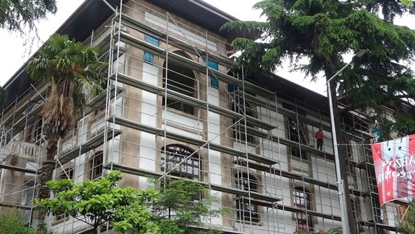 Trabzon'da tarihi vilayet binası restore ediliyor. Foto Galeri 4