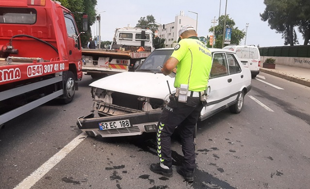 Ordu’da zincirleme trafik kazası: 3 yaralı. Foto Haber 2
