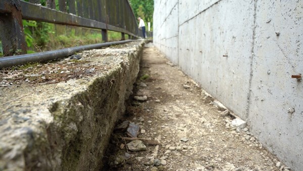 Rize'de mahalleliden duvar tepkisi. Foto Haber 5