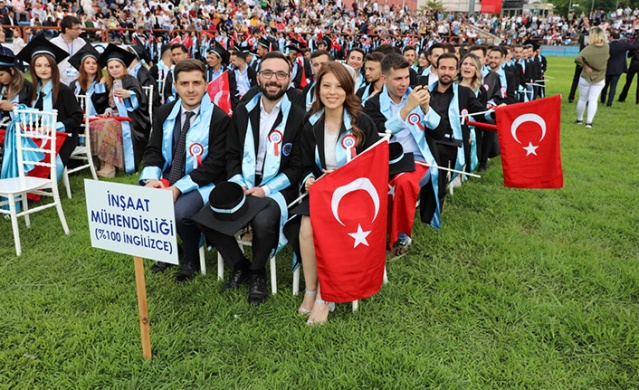 KTÜ Mühendislik Fakültesi'nde Mezuniyet Coşkusu. Foto Haber 23