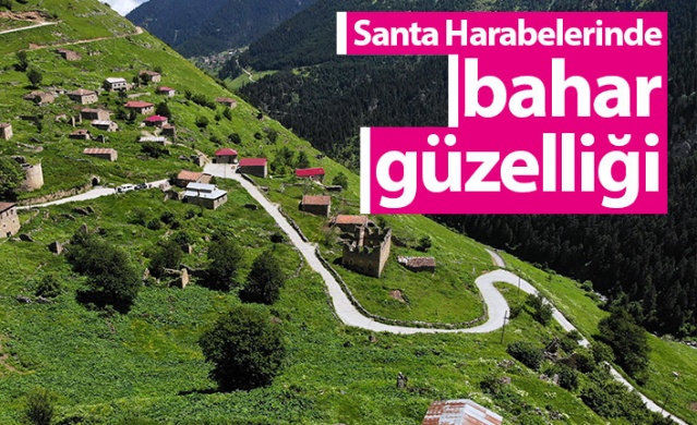 Santa Harabelerinde bahar güzelliği. Foto Haber 1