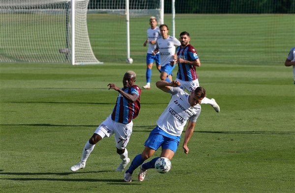 Trabzonspor'un ilk hazırlık maçından kareler. Foto Haber 15