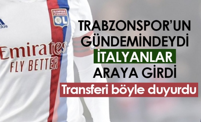 Trabzonspor'un gündemindeydi, İtalyanlar araya girdi! 1
