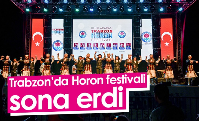 Trabzon'da Horon Festivali sona erdi. Foto Galeri 1