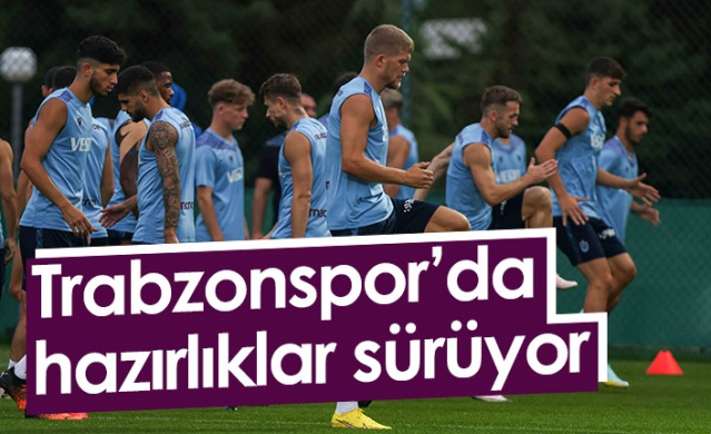 Trabzonspor Atakaş Hatayspor hazırlıklarını sürdürüyor. 10 Ağustos 2022 - Foto Haber 1