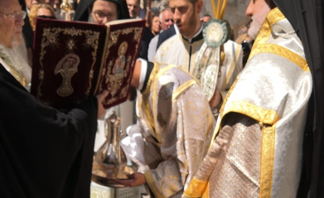 Bartholomeos Sümela Manastırı'nda düzenlenecek ayin için Trabzon'a geldi. Foto Haber 15