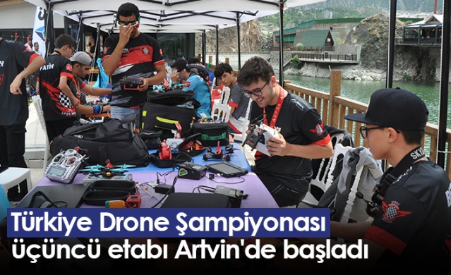 Türkiye Drone Şampiyonası üçüncü etabı Artvin'de başladı 1