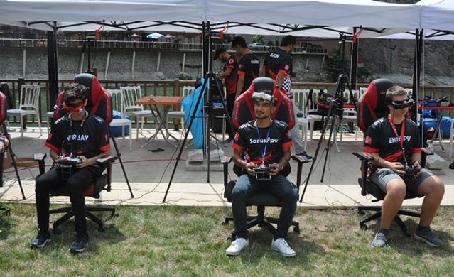 Türkiye Drone Şampiyonası üçüncü etabı Artvin'de başladı 14