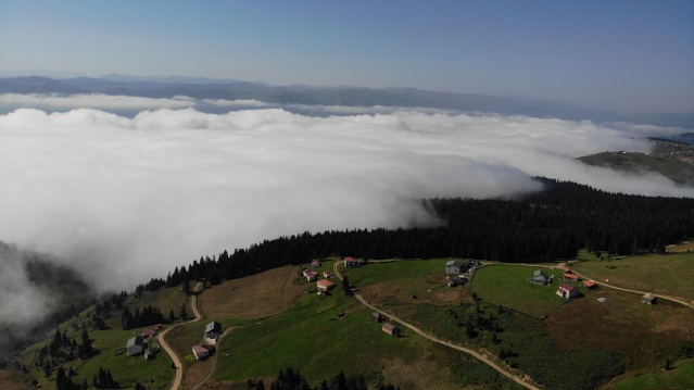 Trabzon'dan muhteşem görüntüler! Bulutların üzerinde...Foto Haber 7