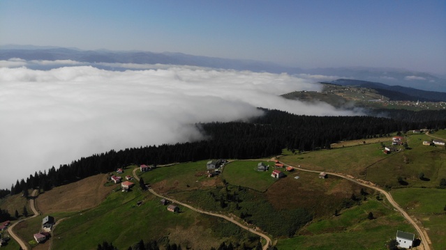 Trabzon'dan muhteşem görüntüler! Bulutların üzerinde...Foto Haber 9