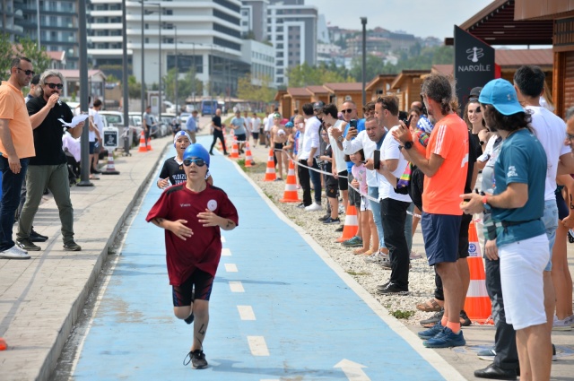 Trabzon'da triatlon rüzgarı. Foto Galeri 14