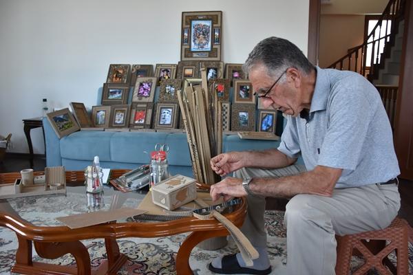 Trabzon'da emekli öğretmenin ilginç hobisi! Foto Haber 9