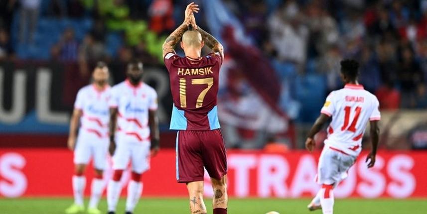 Trabzonspor'un yıldızı Hamsik göz kamaştırıyor. Foto Haber 11