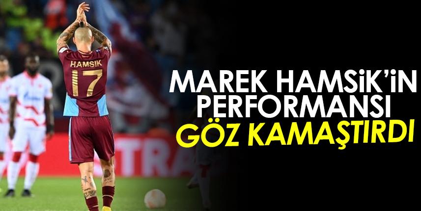 Trabzonspor'un yıldızı Hamsik göz kamaştırıyor. Foto Haber 1
