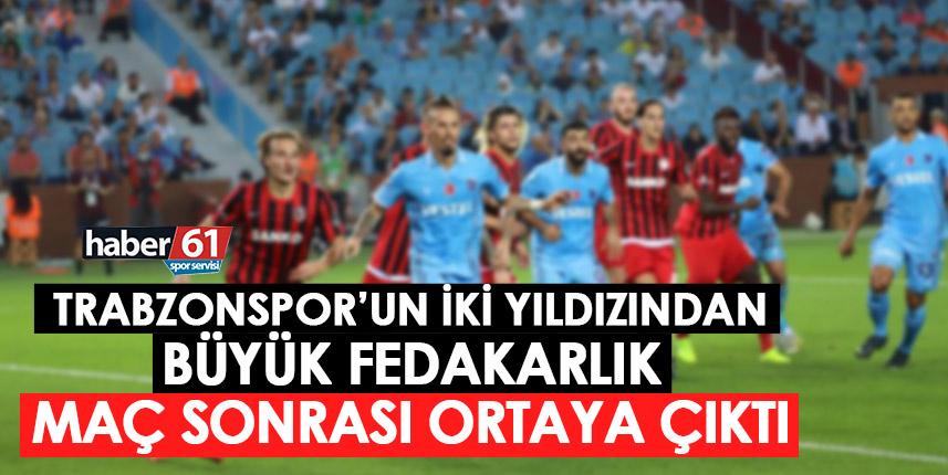 Trabzonspor'un iki yıldızından büyük fedakarlık! Maç sonrası gerçek ortaya çıktı. - Foto Haber 1