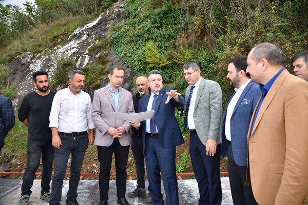 Trabzon'da Boztepe'deki proje şekillenmeye başladı. Foto Haber 14