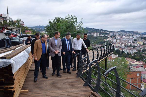 Trabzon'da Boztepe'deki proje şekillenmeye başladı. Foto Haber 11