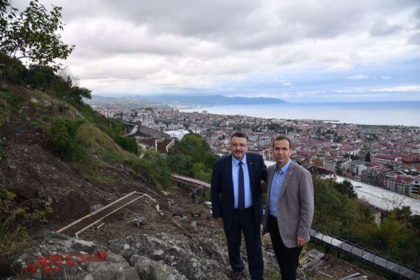 Trabzon'da Boztepe'deki proje şekillenmeye başladı. Foto Haber 2