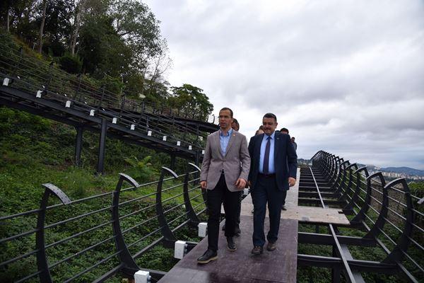 Trabzon'da Boztepe'deki proje şekillenmeye başladı. Foto Haber 9