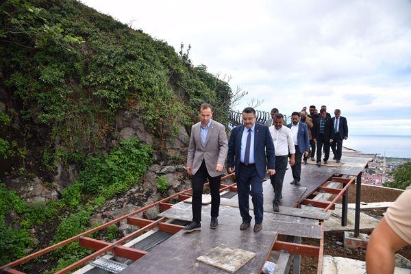 Trabzon'da Boztepe'deki proje şekillenmeye başladı. Foto Haber 6