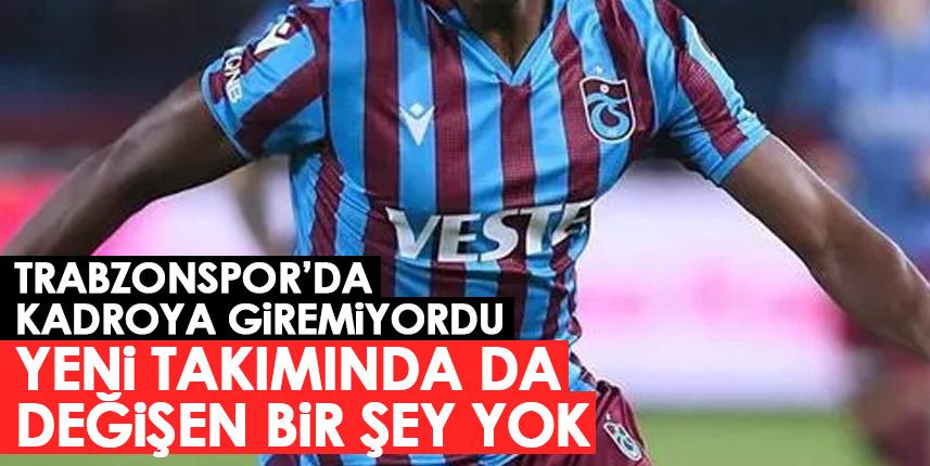 Trabzonspor'da kadroya giremiyordu! Yeni takımında da değişen bir şey yok! Foto Haber 1