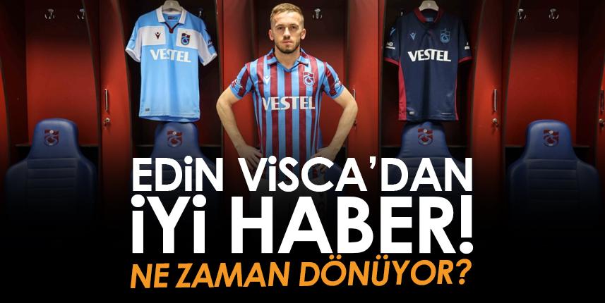 Trabzonspor'da Edin Visca'dan iyi haber! 1