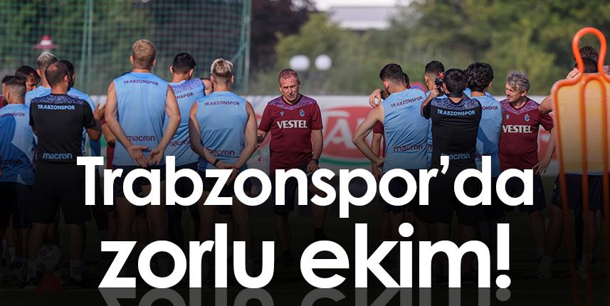 Trabzonspor'da zorlu ekim ayı. Foto Haber 1