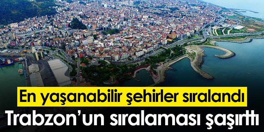Türkiye’nin yaşanabilir şehirleri sıralandı! İşte Trabzon’un durumu 1