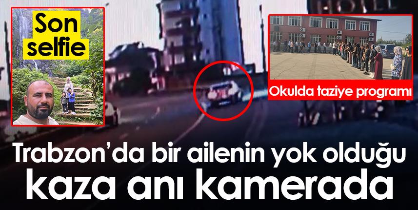 Trabzon’da Güngörmüş ailesinin hayatını kaybettiği kaza kamerada! Foto Haber 1
