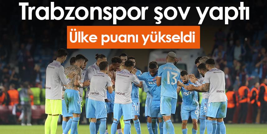 Trabzonspor şov yaptı! Ülke puanı yükseldi! Foto Haber 1