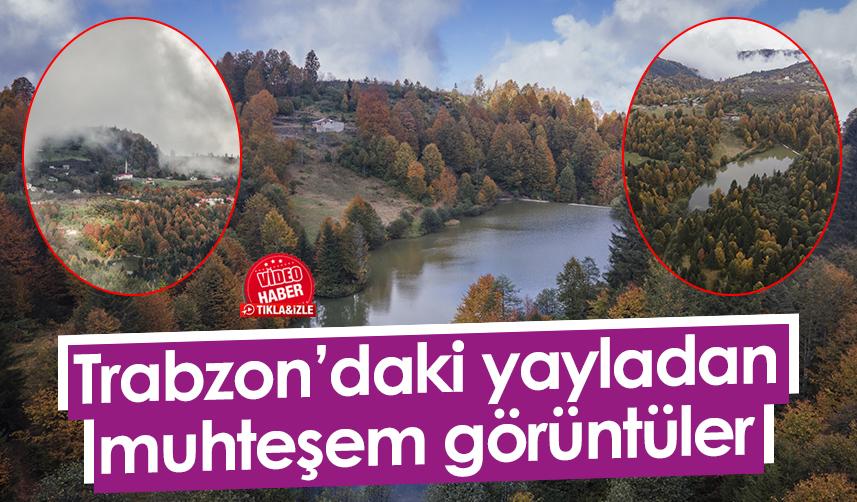 Trabzon'da Taşlıyatak Yaylası sonbahar renklerine büründü. Foto Galeri 1